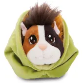 Nici Marsvin Espresso-karamell I Kurv Teddy 12 Cm