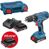 Bosch Professional Gsb18v21 3x2.0 L-case Elektrisk Skrutrekker