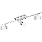 Eglo Davida LED Spot 3L 5W, krom/hvid
