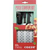 Cozze gavesett i 3 deler: Pizzaspade, termometer og pizzaskjærer i gaveeske.