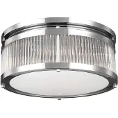 FEISS LED-taklampe Paulson IP44 krom Ø 38,1 cm