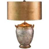ELSTEAD Jackson bordlampe med bladgulldetaljer