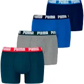 Puma Boxer Briefs (4-Pack) Men, Clothing, Blue Combo, 5
