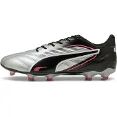 Puma KING PRO FG/AG Football Boots Women, Shoes, Silver/Black/Sun Struck, 39