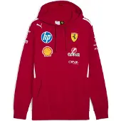 Puma Scuderia Ferrari HP 2025 Driver Hoodie Men, Clothing, Dark Cherry, XS