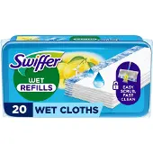 Swiffer Gulvrengjøringskluter Wet Citrus 20-pakning