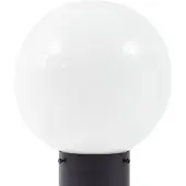 LINDBY veilampe Dangan, svart/hvit, 90 cm, glass, sensor
