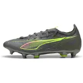 Puma ULTRA 5 MATCH MxSG Football Boots Unisex, Shoes, Matte Aged Silver/Yellow Alert/Aged Silver, 42.5