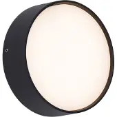 QAZQA Moderne utendørs vegglampe svart inkl. LED IP65 - Dop