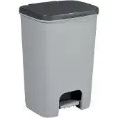 Curver Essentials, 40 l, Rektangulær, Plastikk, Grå, Pedal, 380 mm