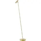 HELL LED gulvlampe Tom, dimmbar, messing