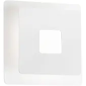 FISCHER&HONSEL GMBH LED-vegglampe Hennes, bredde 18 cm, hvit