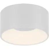 JUST LIGHT . Tanika LED-taklampe, hvit, Ø 16 cm, dimbar