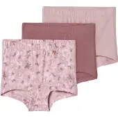 Name It Mini Hipster - NmfTights - Noos - 3-pack - Mauve Shadowa - - 5 år (110) - Hipsters
