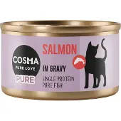 Cosma Økonomipakke Pure 24 x 80 g - Laks