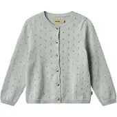 Wheat Knit Cardigan Maia Soft Blue (110 / 5 år)