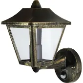 Ledvance ENDURA CLASSIC Tradition, Vegglys, Sort, Gull, Aluminium, IP44, Inngang, Fasade, Gangsti, Terrasse, I