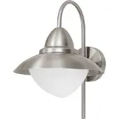 Eglo Vegglampe Sidney, stål, glass, E27