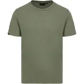 Superdry for man. M1011888A Flamed short-sleeved T-shirt with green round collar (XXL), Casual, Cotton, Short sleeve