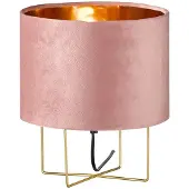Honsel Moderne bordlampe rosa med gull - Rosalina