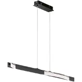 FISCHER&HONSEL GMBH LED-pendel Bridge, svart/nikkel-farget, lengde 95 cm