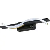 FISCHER&HONSEL GMBH LED-vegglampe Bridge bevegelsessensor dimbar CCT svart