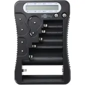Global Goobay LCD Batteritester, svart
