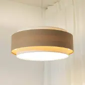 Maco Design Boho Elegant hengelampe, beige/creme, Ø 60 cm, tekstil