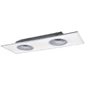 JUST LIGHT LED-takvifte Flat-Air, CCT, hvit, 120x40cm