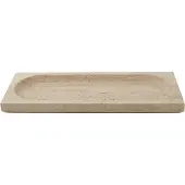 AYTM Regina skål, lengde 40 cm, bredde 16 cm, travertin