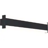 QAZQA Moderne vegglampe svart CCT 60 cm inkl. LED IP54 - Vanya