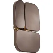 QAZQA Design vegglampe bronse 3 lys - Planes