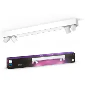 Philips Hue White & Color Ambiance Centris Taklampe Med 4 Spotlys - Hvit
