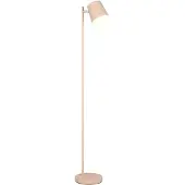 TRIO LED-gulvlampe Blake, sand, metall, dimbar