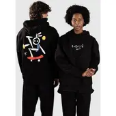 Macba Life Skateboy Hettegenser svart