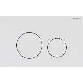 Geberit Sigma40 betjeningplade - Til dobbeltskyl round Hvid mat