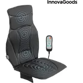 InnovaGoods Massasjepute med 5 massasjeinnstillinger og varmefunksjon / varmemassasjepute / massasjepute for stol