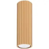 Sollux Taklampe i karbon, gullfarget, høyde 20 cm, aluminium