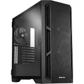 Chieftec Gamer Series APEX AIR - Tower - ATX - sidepanel med vindu (herdet glass) - ingen strømforsyning (ATX) - svart - USB/lyd
