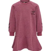 Hummel Kjole - hmlSally - Jordrød m. Gullglitter - - 1 år (80) - Kjole