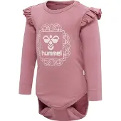 Hummel Body I/e - hmlFrik - Dusty Rose m. Sølv - - 68 - Langermet Body