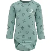 Hummel Body I/e - hmlAthen - Mineral Blue - - 3 år (98) - Langermet Body