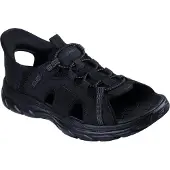 SKECHERS slip-in herresandal - Svart - Sandaler