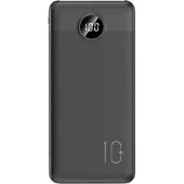 Veger L10S W1105PD Powerbank PD 2A 20W 10000mAh 2xUSB-A 1xUSB-C – Svart / Ekstra batteri med hurtiglading