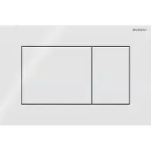 Geberit Sigma01 betjeningplade - Til dobbeltskyl square Hvid