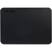 Toshiba Canvio Basics - Harddisk - 2 TB - ekstern (bærbar) - 2.5" - USB 3.2 Gen 1 / USB 2.0 - matt svart