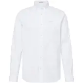 Gant for man. 3000300 Pinpoint Oxford Regular Fit Shirt white (S), Casual, Cotton, Long sleeve