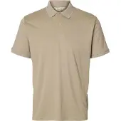 Selected Fave Button Kortermet Poloskjorte