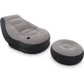 Intex Ultra Lounge Lenestol Med Fotskammel