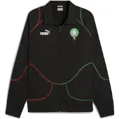 Puma Morocco ftblStatement Track Jacket, Clothing, Black/Red/Archive Green, XL